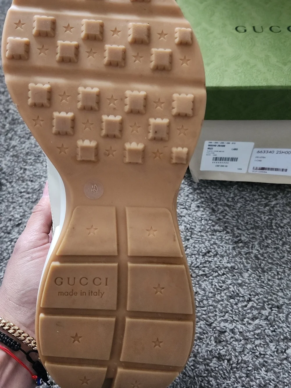Gucci Cream 'Eschatology 1921' Rhyton Sneakers